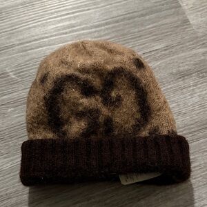 Gucci Brown and Black Wool Beanie